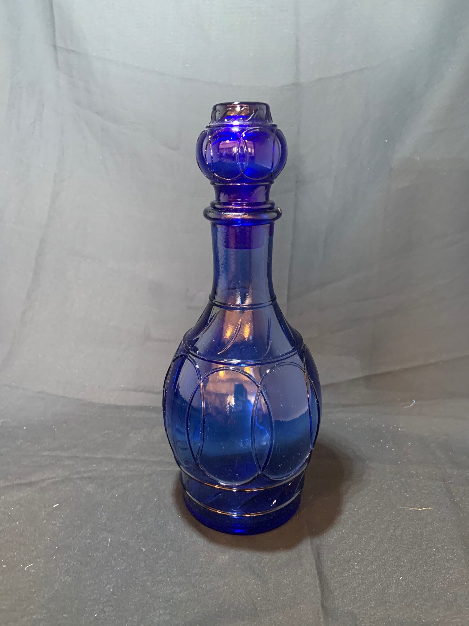 Cobalt Blue Glass Decanter The Historical Society Of Harford County