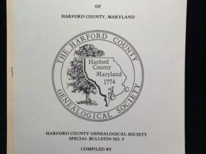 Index to Herrick's 1858 Map of Harford County, MD